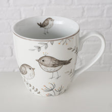 Carica l&#39;immagine nel visualizzatore di Gallery, Mug wrennie in ceramica con uccelli
