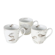 Carica l&#39;immagine nel visualizzatore di Gallery, Mug wrennie in ceramica con uccelli
