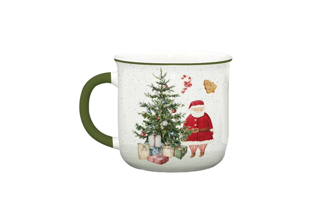 Mug natalizia Albero e Babbo Natale